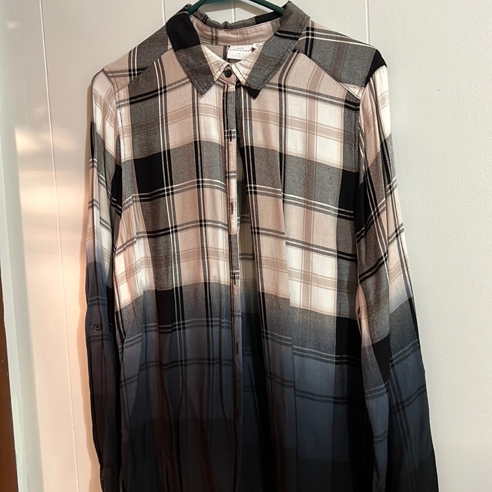 Button up shift, super soft.